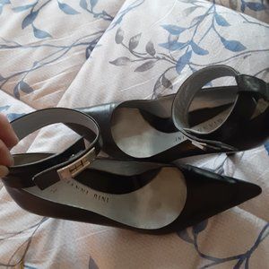 Gianni Bini Leather Ankle Strap sexy heels. Size 7
